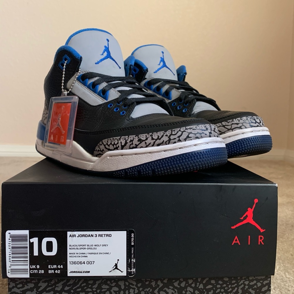 Nike Air Jordan 3 Retro “Sport Blue”